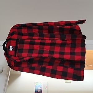 Red and black buffalo plaid flannel